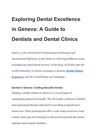 Exploring Dental Excellence in Geneva_ A Guide to Dentists and Dental Clinics (1)
