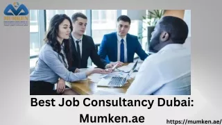 Best Job Consultancy Dubai - Mumken.ae.