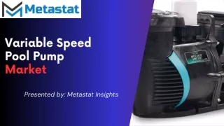 variable speed pool pump
