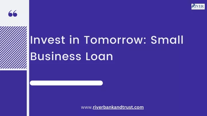 invest in tomorrow small business loan