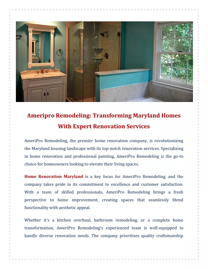 ameripro remodeling transforming maryland homes