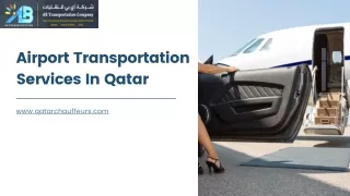 Airport Transportation Services In Qatar