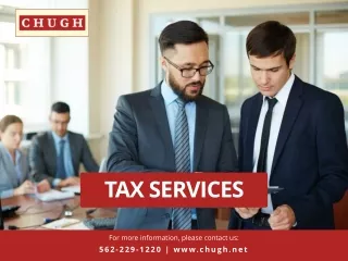 Tax services | Chugh CPAs, LLP