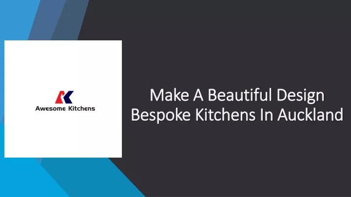 make a beautiful design bespoke kitchens in auckland