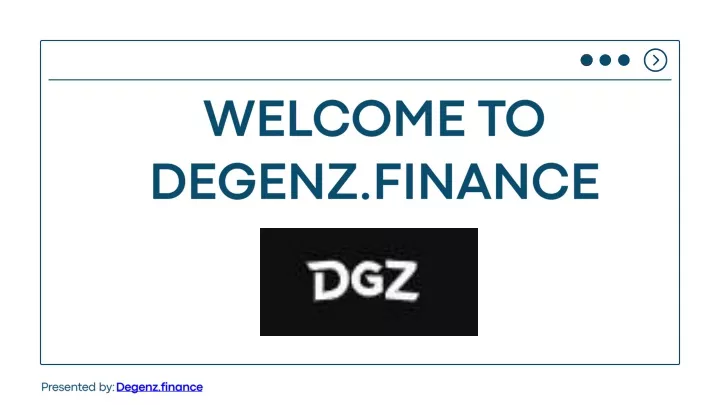 welcome to degenz finance