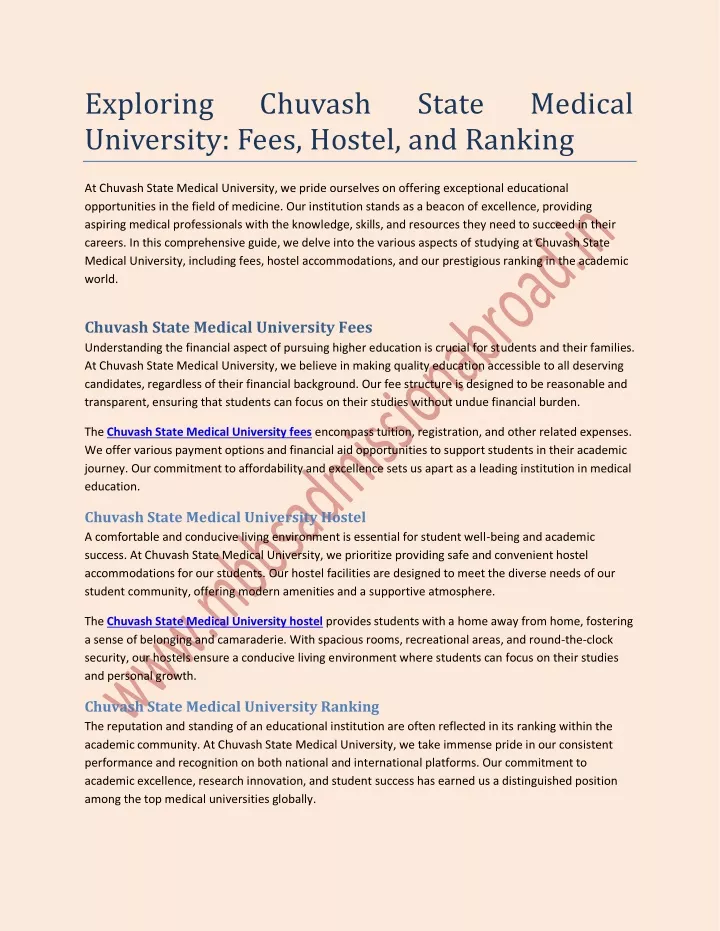 exploring university fees hostel and ranking