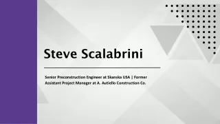 Steve Scalabrini - A Captivating Individual From Oakland, NJ