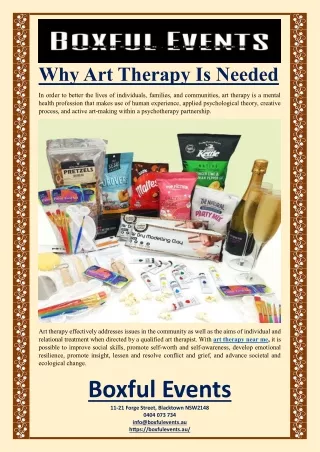 Why Art Therapy Is Needed
