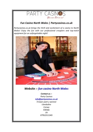 Fun Casino North Wales  Partycasinos.co.uk