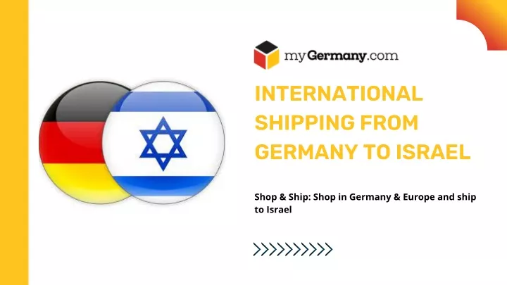 international shipping from germany to israel