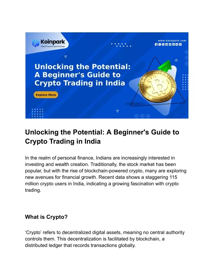 unlocking the potential a beginner s guide