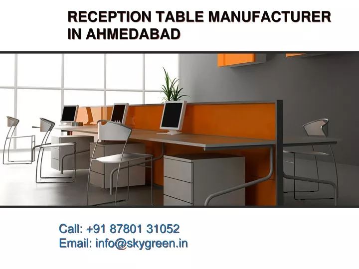 reception table manufacturer in ahmedabad