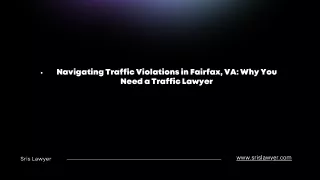 navigating traffic violations in fairfax