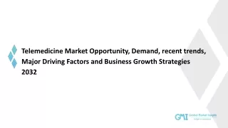 Competitive Analysis of the Global Telemedicine Market: Key Insights