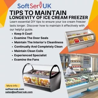 DIY Tips to Maintain the Longevity of Your Ice Cream Freezer