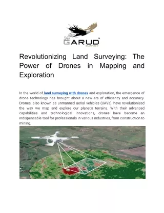 The Advantages of Using Drones for Mining Exploration: A Comprehensive Guide