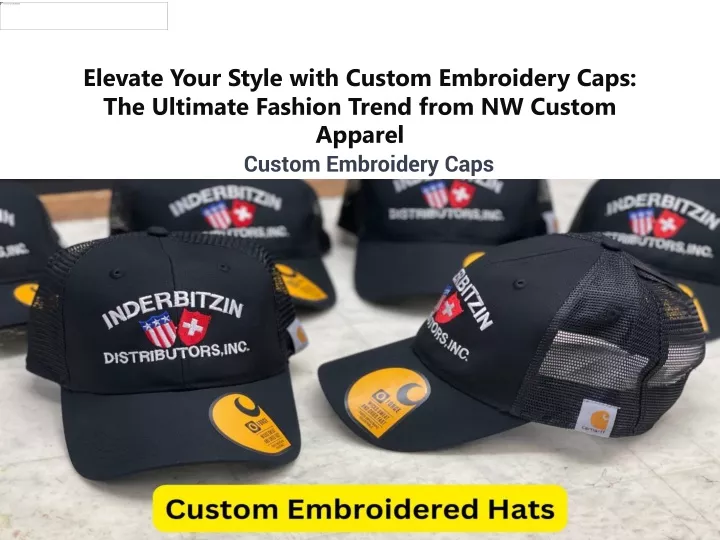 elevate your style with custom embroidery caps the ultimate fashion trend from nw custom apparel