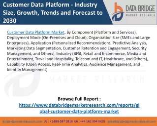 customer data platform industry size growth