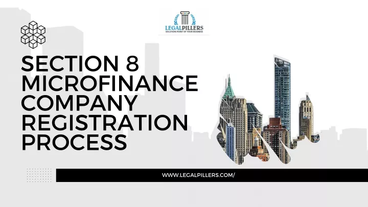 section 8 microfinance company registration