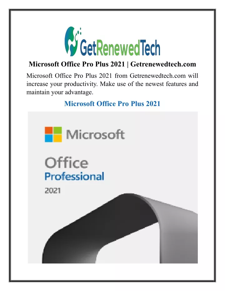 microsoft office pro plus 2021 getrenewedtech com