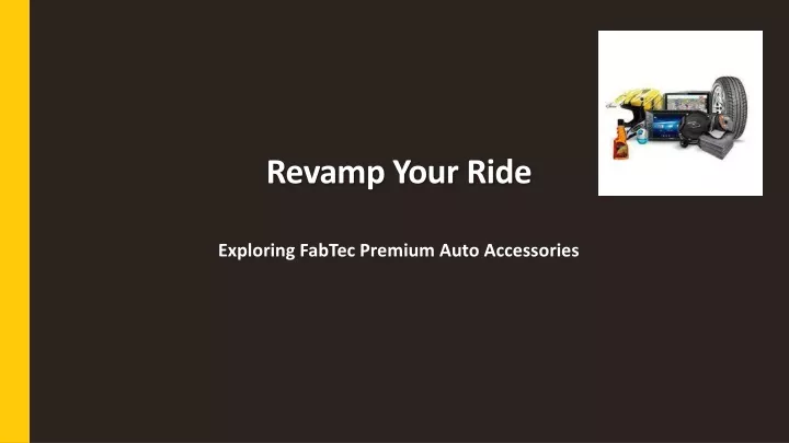 revamp your ride
