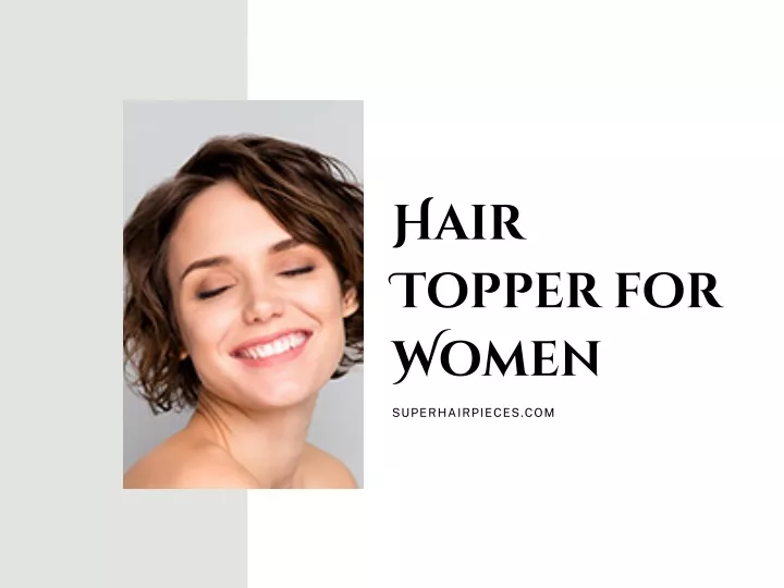 hair topper for women