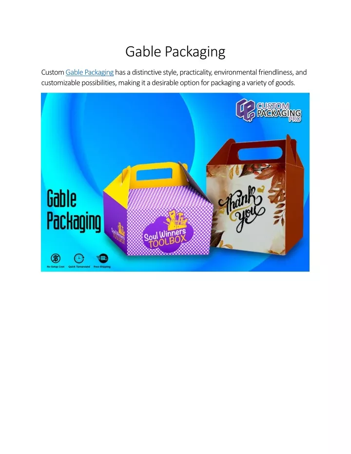 gable packaging