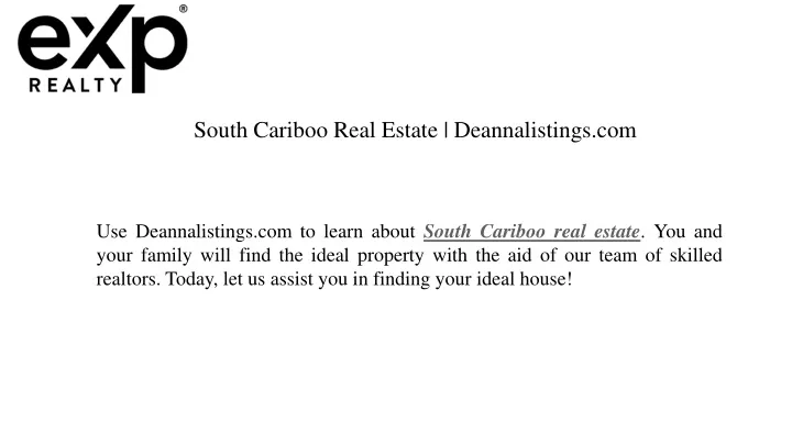 south cariboo real estate deannalistings com