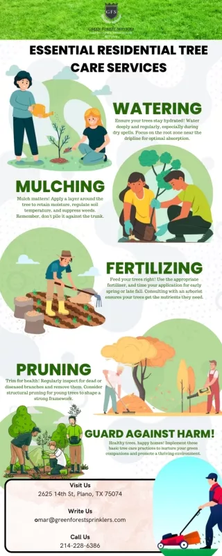 Infographic:- Essential Residential Tree Care Services