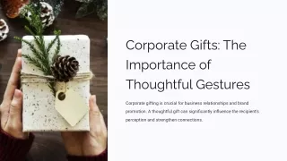 Corporate Gifts_ The Importance of Thoughtful Gestures
