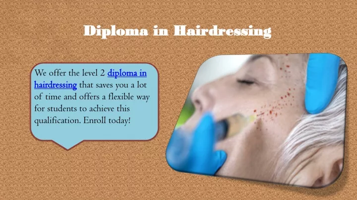 diploma in hairdressing