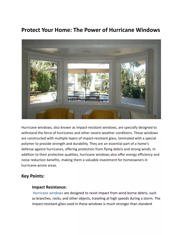 protect your home the power of hurricane windows