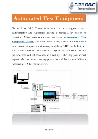 automated test equipment
