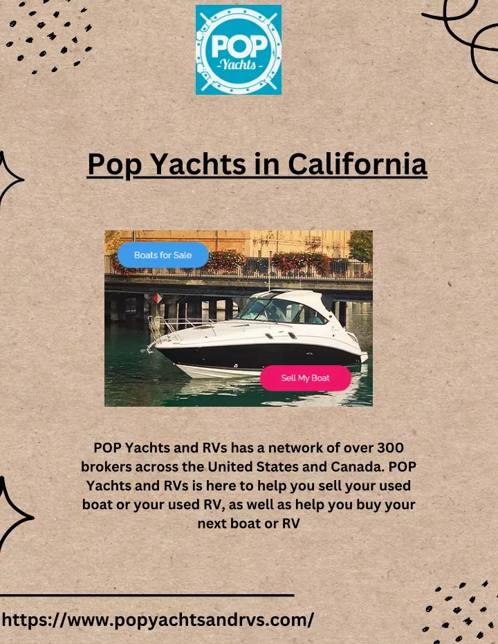 pop yachts in california