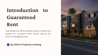 Guaranteed Rent Property Management  Secure Your Income Today!