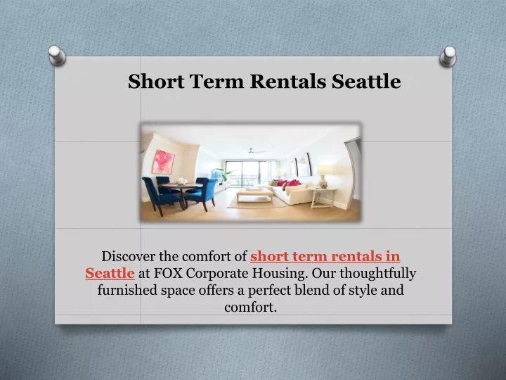 short term rentals seattle