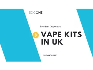 Buy Disposable Vape Kits at Best Prices in UK - Ecigone