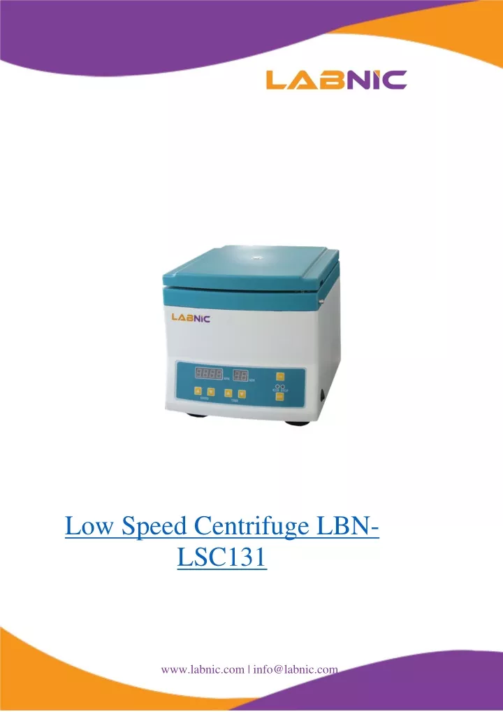 low speed centrifuge lbn lsc131