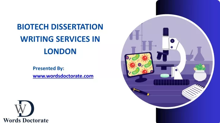 biotech dissertation writing services in london