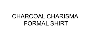 CHARCOAL CHARISMA, FORMAL SHIRT