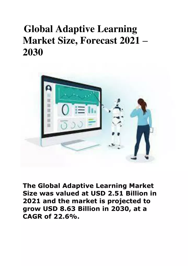 global adaptive learning market size forecast