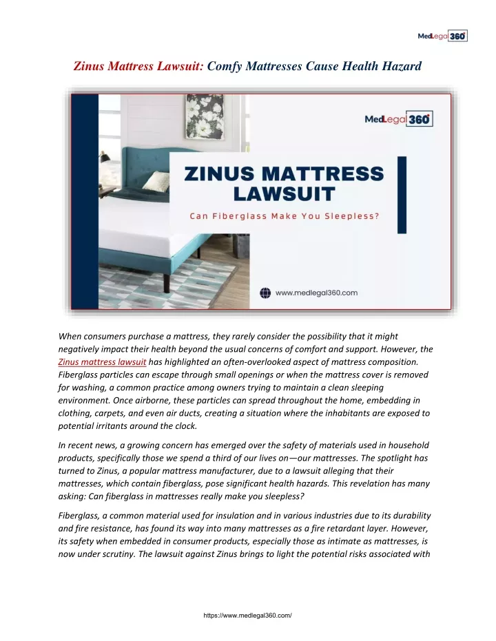 zinus mattress lawsuit comfy mattresses cause