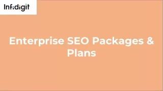 Enterprise SEO Packages & Plans