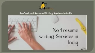 professional resume writing services in india