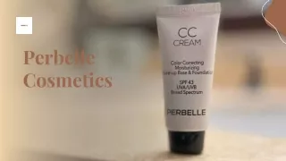 Discover Your Skin's New BFF Perbelle CC Cream
