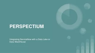 Integrating ServiceNow with a Data Lake or Data Warehouse