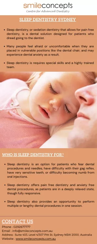 Unlock Restful Nights And A Radiant Smile With Smile Concepts In Sydney