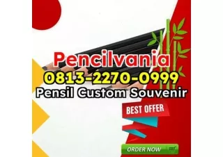 SPESIAL! WA 0813-2270-0999 Jual Pensil Custom Perusahaan Murah Tanjung Pinang Palangkaraya Penyedap Pencil PVA