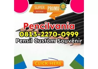 TERLENGKAP! WA 0813-2270-0999 Jual Pensil Custom Tulis Murah Padang Manado Cari Pencil PVA