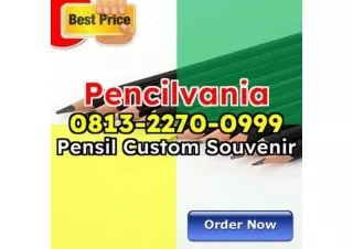 VIRAL! WA 0813-2270-0999 Jual Pensil Custom Warna Murah Pontianak Lubuklinggau Sentra Produksi Pencil PVA